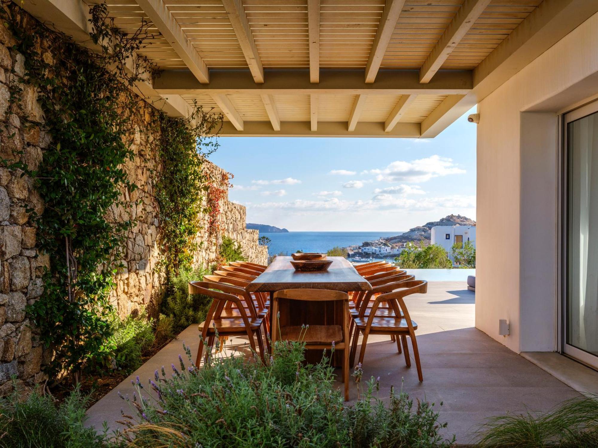 Blue Eye Grand Villa Mykonos Kalafati Exterior foto