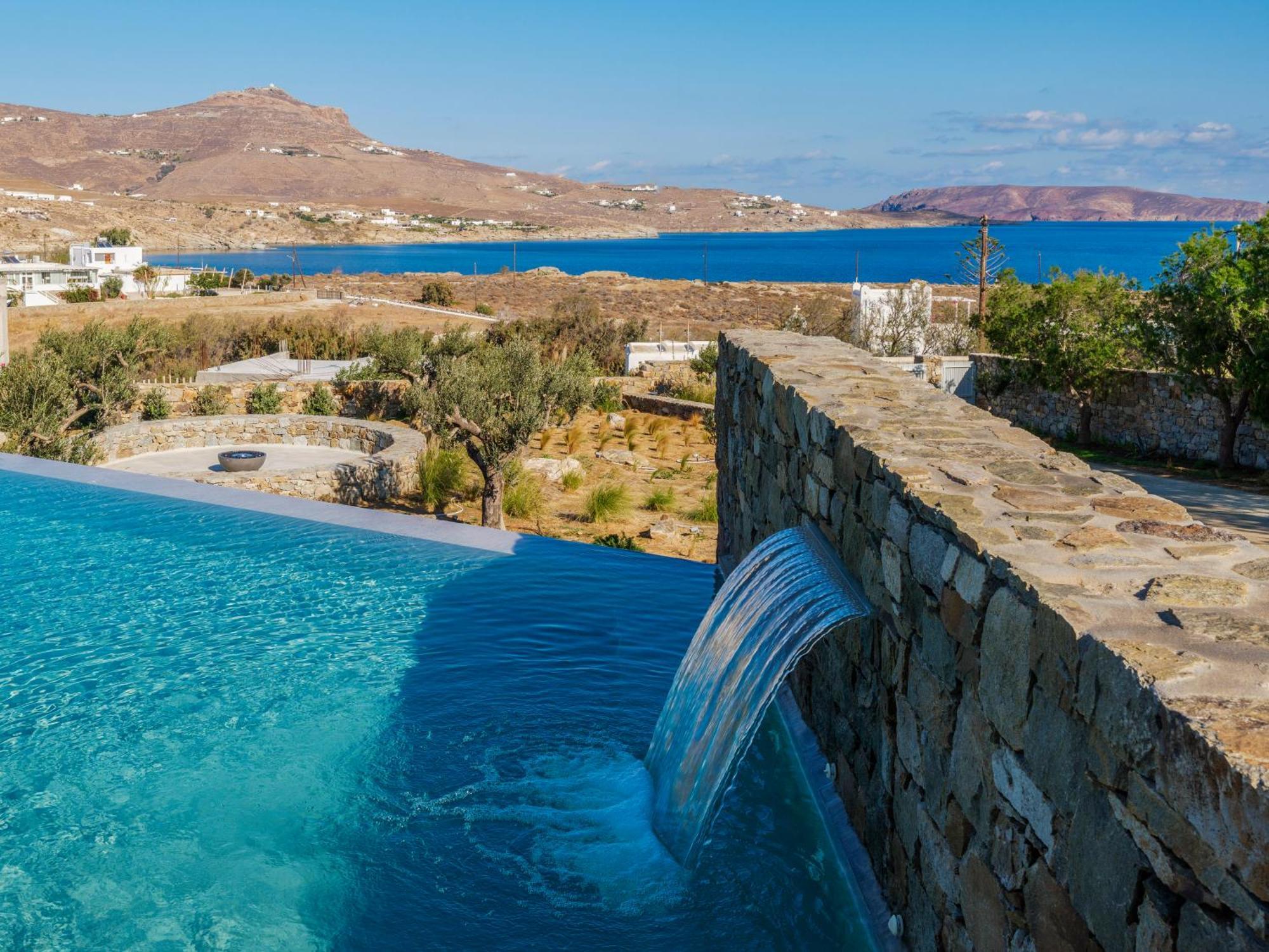 Blue Eye Grand Villa Mykonos Kalafati Exterior foto