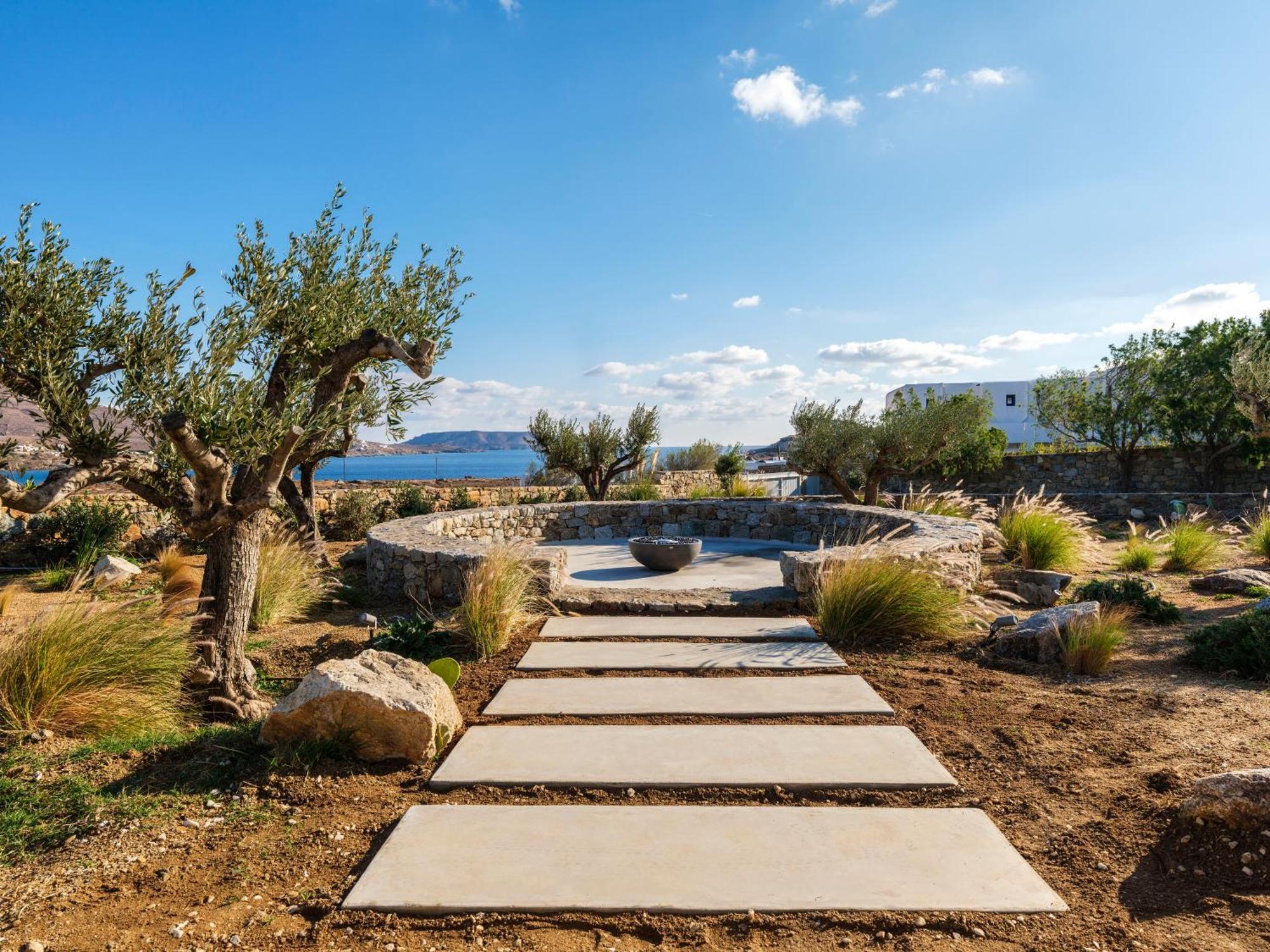 Blue Eye Grand Villa Mykonos Kalafati Exterior foto