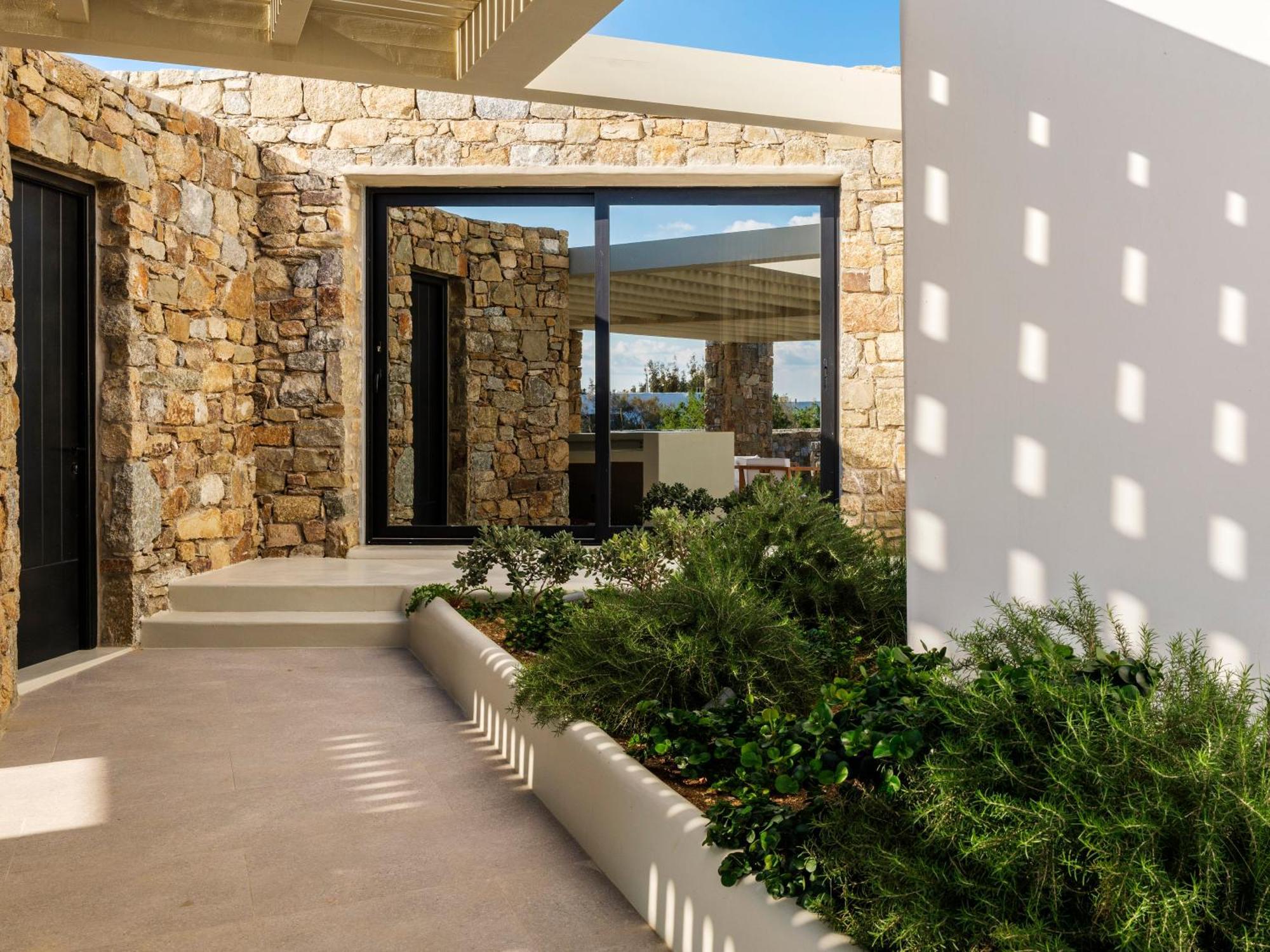 Blue Eye Grand Villa Mykonos Kalafati Exterior foto