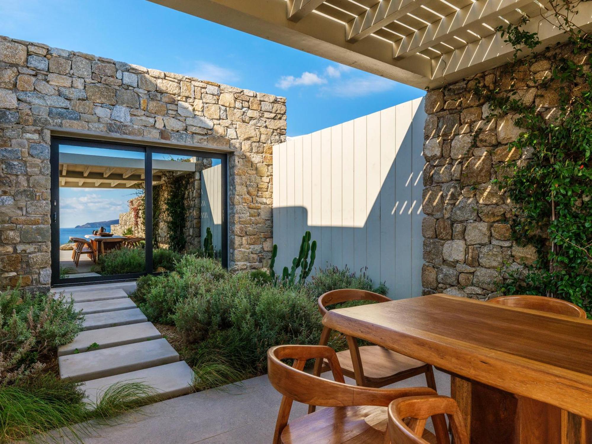 Blue Eye Grand Villa Mykonos Kalafati Exterior foto