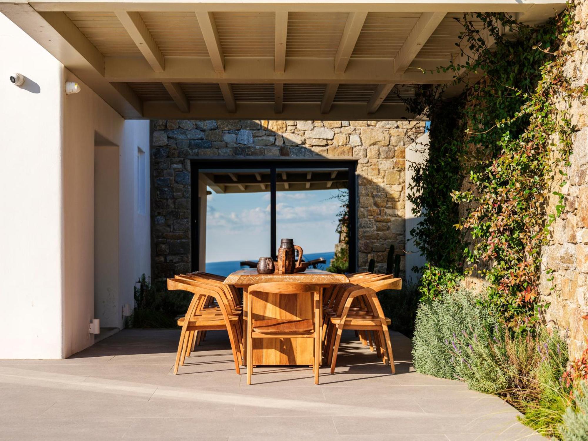 Blue Eye Grand Villa Mykonos Kalafati Exterior foto